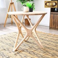 木目が美しい天然木円形リビングテーブル【期間限定価格:11/28~1/5まで】