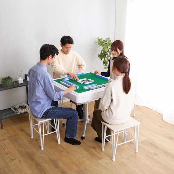 全自動麻雀卓 AMOS JP2 折畳脚セット 30ミリ(WH) 11枚目画像