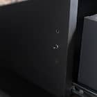 光沢のある大理石柄テレビボード (BK) 9枚目画像