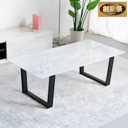 光沢のある大理石柄センターテーブル【期間限定価格:11/28~1/5まで】