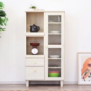 大人可愛いキャビネット 家電収納タイプ(幅70cm)【期間限定価格:11/28~1/5まで】
