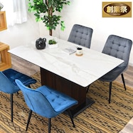 セラミック天板テーブル 収納付き (幅140cm)【期間限定価格:11/28~1/5まで】