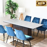 セラミック天板テーブル 収納付き (幅180cm)【期間限定価格:8/8~9/24まで】