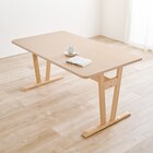 やさしい色味のビーチ材ダイニングテーブル (NA) 1枚目画像