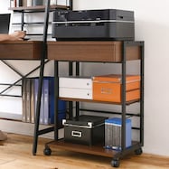 引出し&キャスター付デスクワゴン