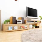 奥行き30cmの薄型伸長式テレビ台 (幅105-196cm NA) 1枚目画像