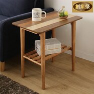 木目のコントラストが美しいサイドテーブル(W55)【期間限定価格:8/8~9/24まで】