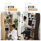 縦置きも横置きも自由自在に設置できる4WAYパソコンデスク(WHRD) 7枚目画像