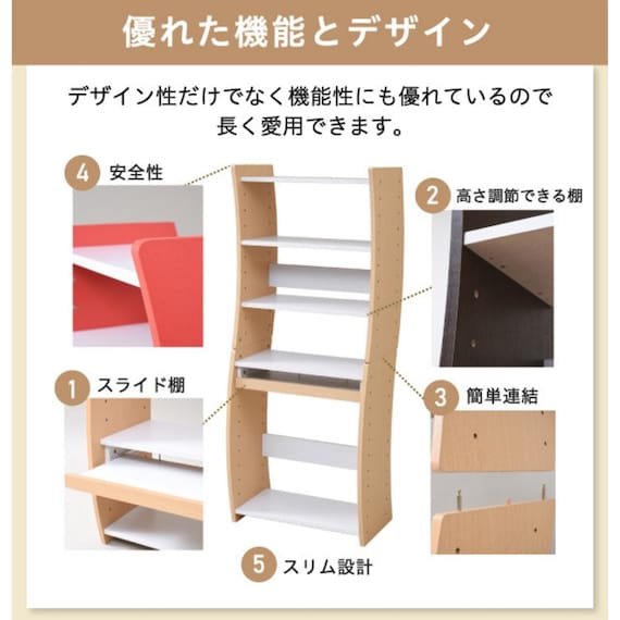 縦置きも横置きも自由自在に設置できる4WAYパソコンデスク(WHRD) 8枚目画像