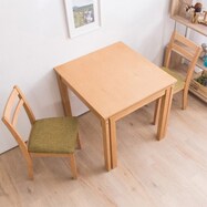 伸長式ダイニングテーブル3点セット (幅80-130cm)【期間限定価格:11/26~1/5まで】【期間限定価格:11/28~1/5まで】