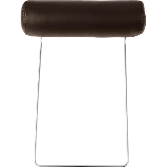 ヘッドレスト2個付き L型カウチソファ (DBR) 7枚目画像