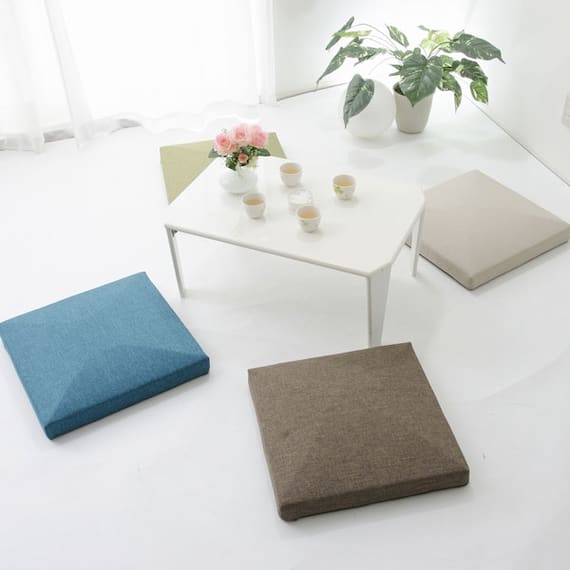 カバーリング座布団 ブルー(BL) 5枚目画像