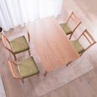 ダイニングテーブル5点セット (DT CLS 120×75cm NA/DC PRT NA) 1枚目画像