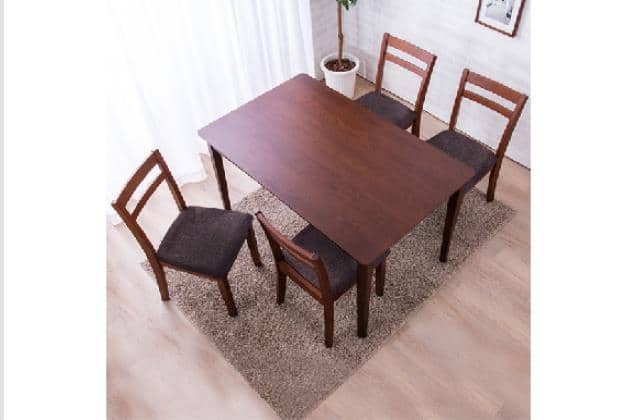 チェルシー幅75角テーブルナチュラル ダイニングテーブル 単品 幅75 2