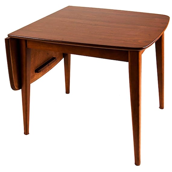 伸長式ダイニングテーブル (幅80-120cm CRD DBR) 1枚目画像