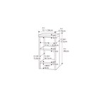 奥行19cm スリムタイプ【標準棚板】 (幅15-24cm×高さ49cm) 2枚目画像