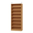 突っ張り棚付き 奥行40cm ミディアムディープタイプ【タフ棚板】 (幅71-80cm×高さ201cm) 1枚目画像