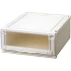 【ネット限定色】【奥行55cm】クローゼット用フィッツユニットケース (幅45cm×高さ20cm  アイボリー) 1枚目画像