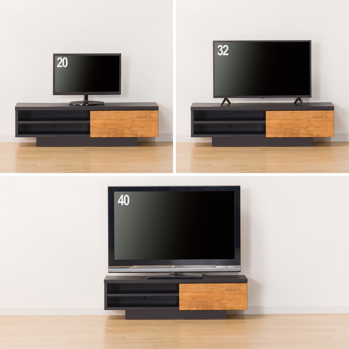 テレビボード (右引き出し 幅105cm MBR) | ニトリネット【公式】 家具