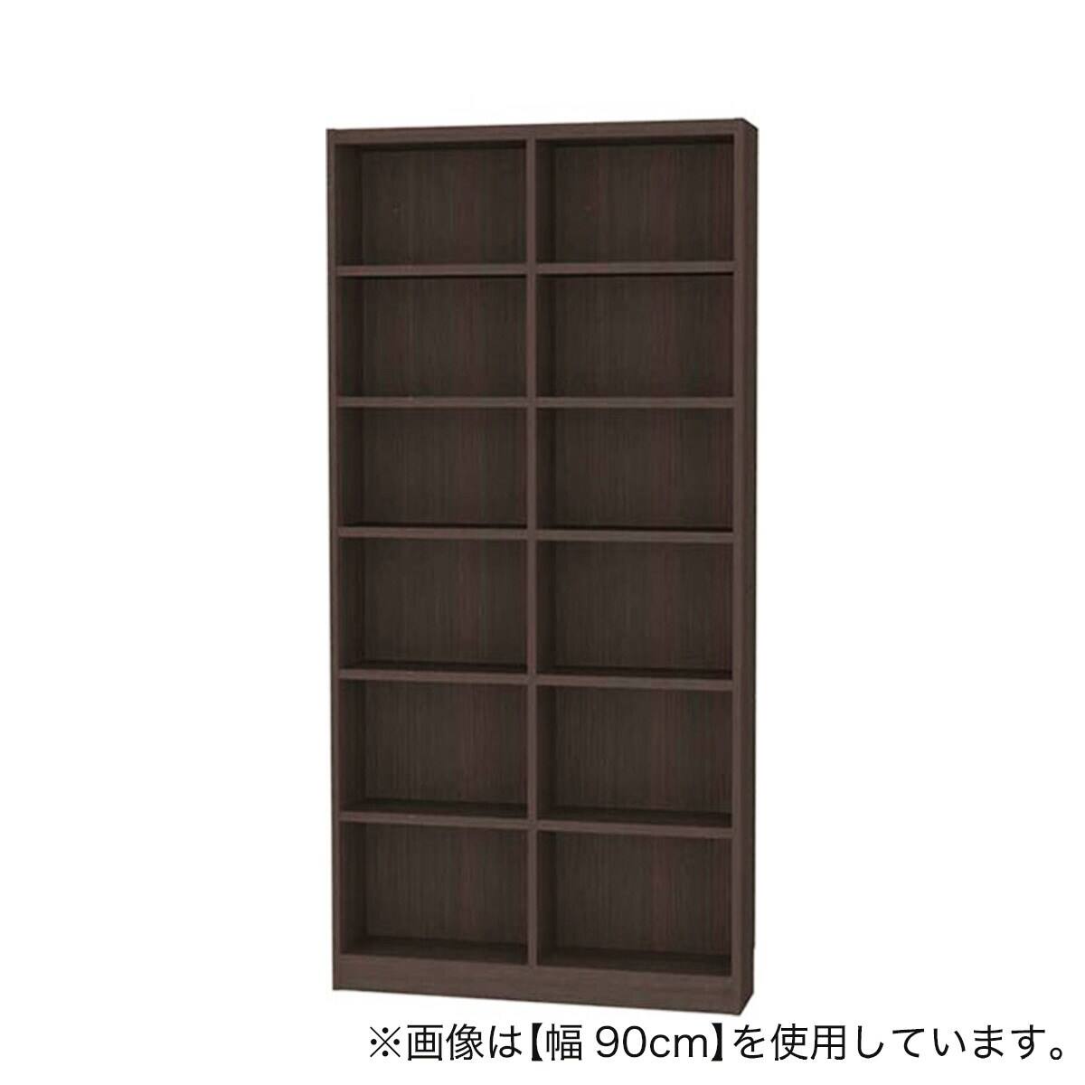 セミオーダーラック強化棚 奥行19cm (幅90×高さ180cm DBR) | ニトリ