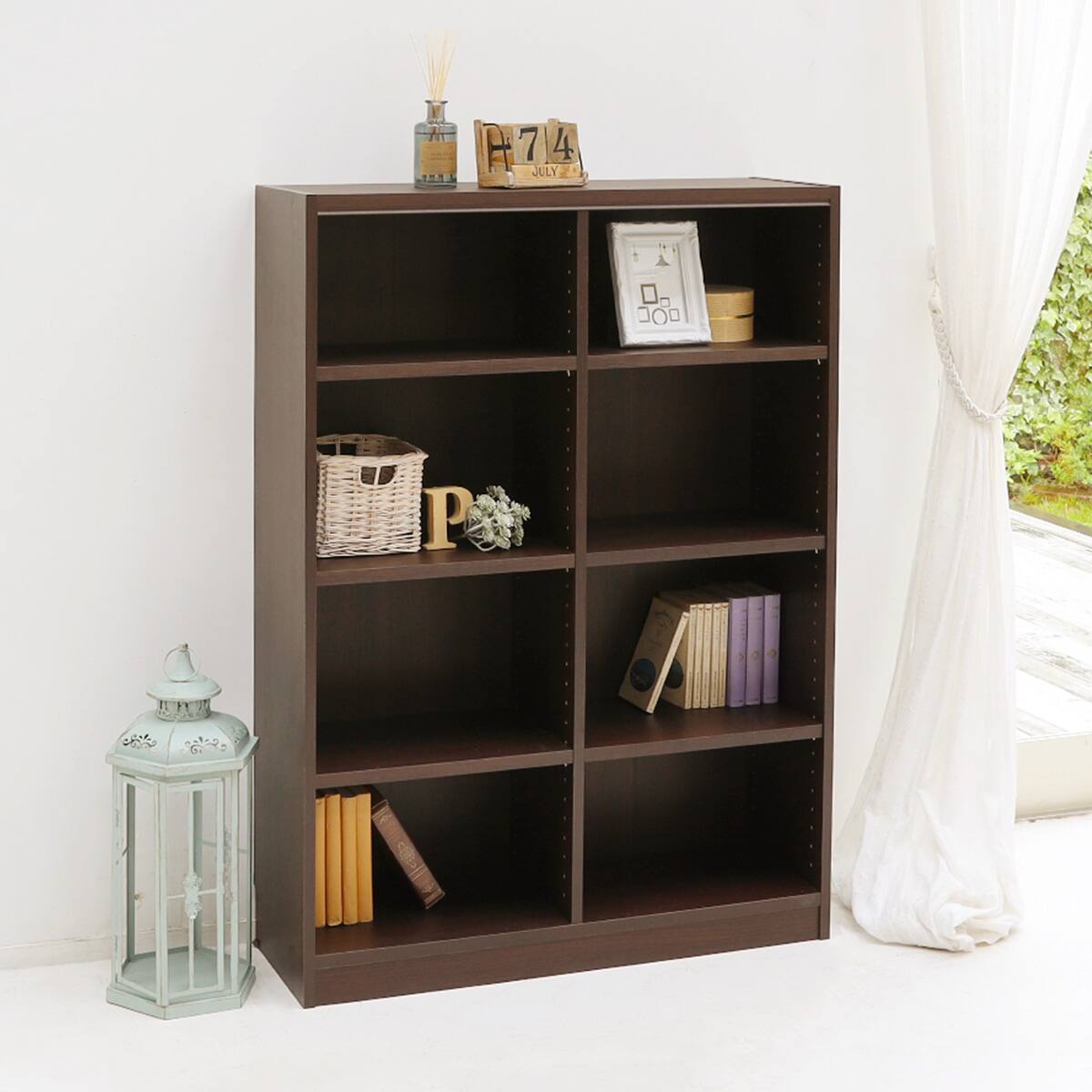 セミオーダーラック強化棚 奥行29cm (幅25×高さ120cm DBR) | ニトリ