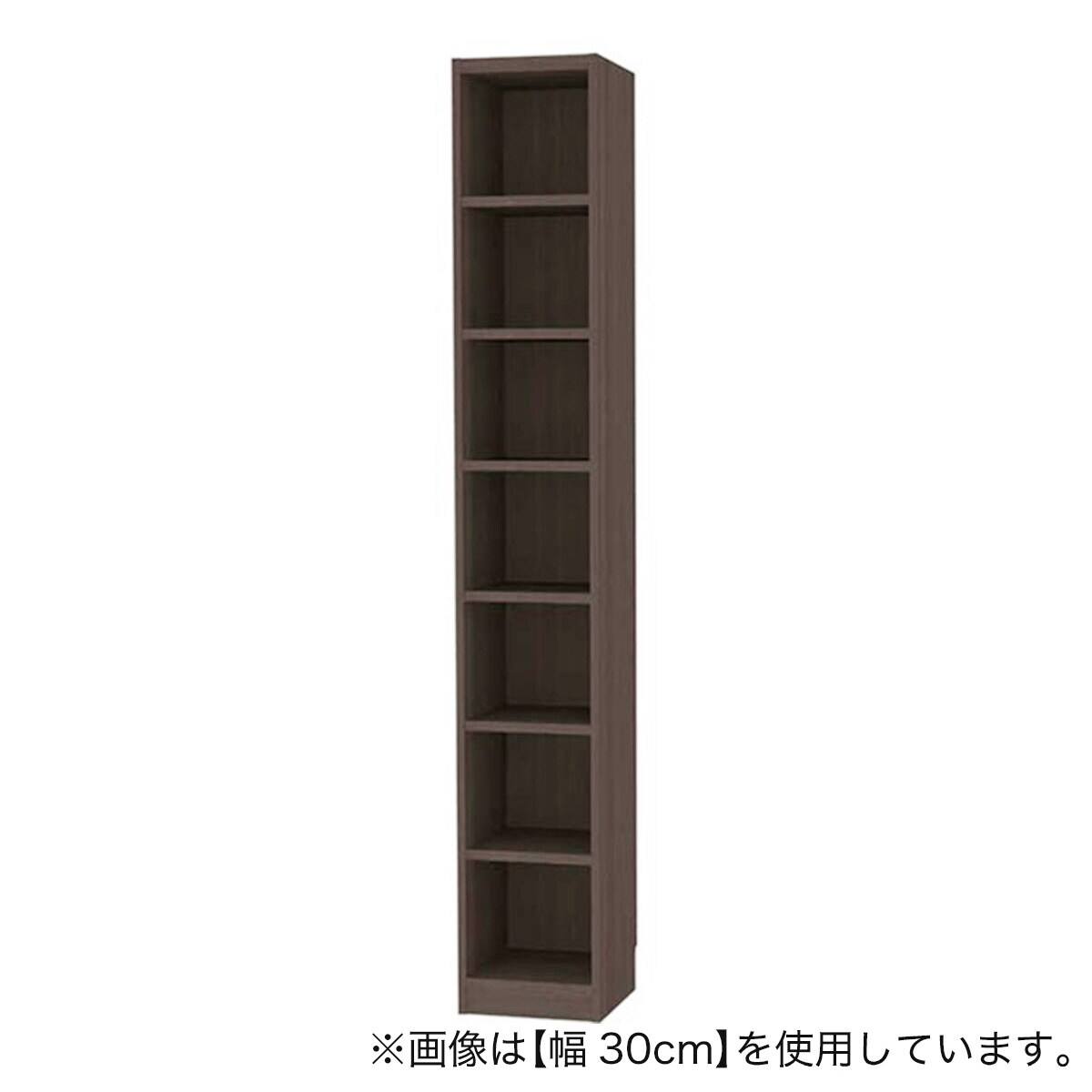 セミオーダーラック強化棚 奥行29cm (幅25×高さ198cm DBR) | ニトリ