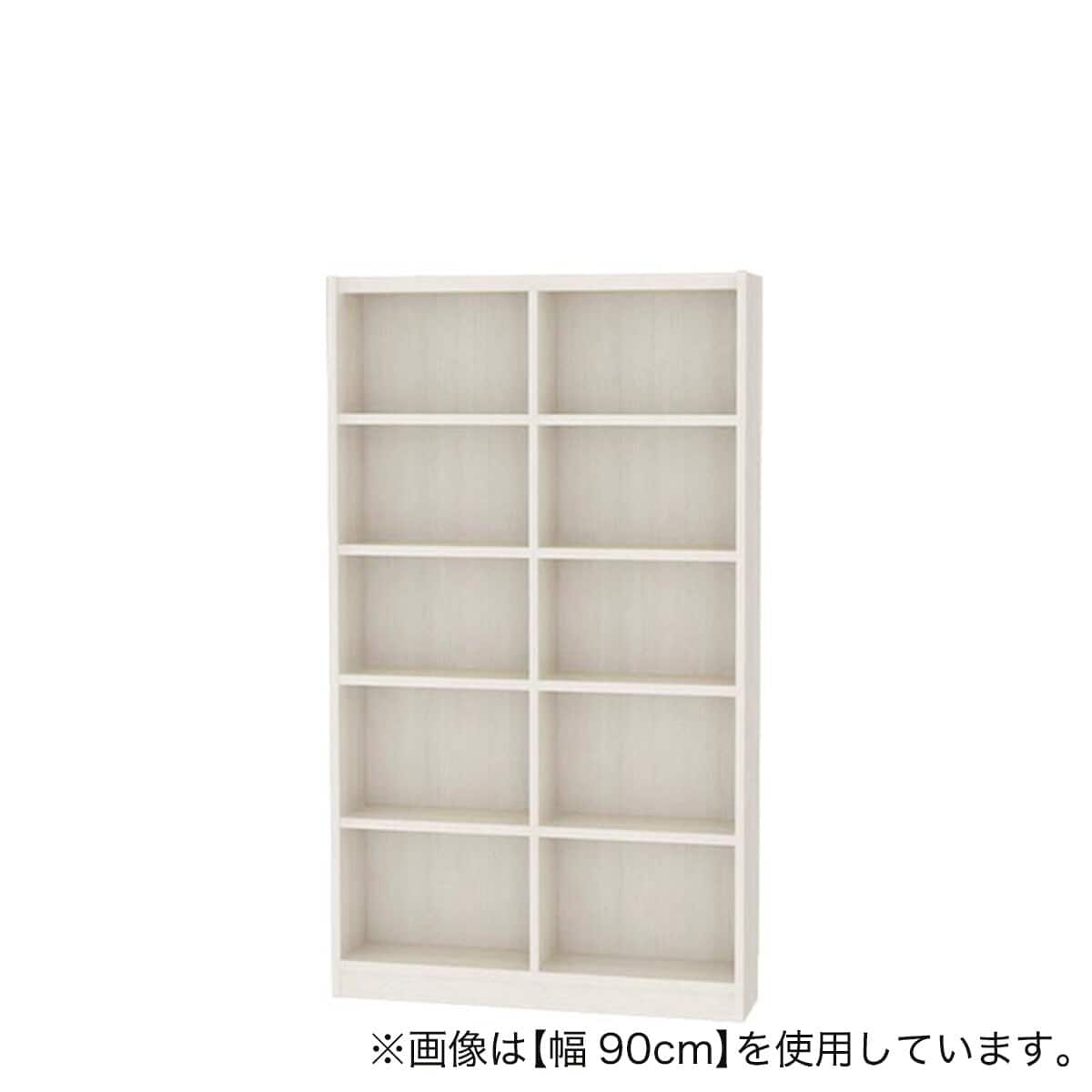 ニトリ　セミオーダーラック強化棚 　高さ150cm セミオーダーラック強化棚 奥行19cm (幅90×高さ150cm WH) | ニトリ