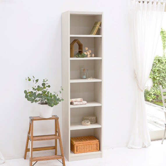 セミオーダーラック強化棚 奥行44cm (幅15×高さ60cm WH) 10枚目画像