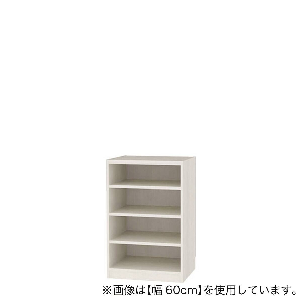 セミオーダーラック強化棚 奥行44cm (幅45×高さ90cm WH) | ニトリ