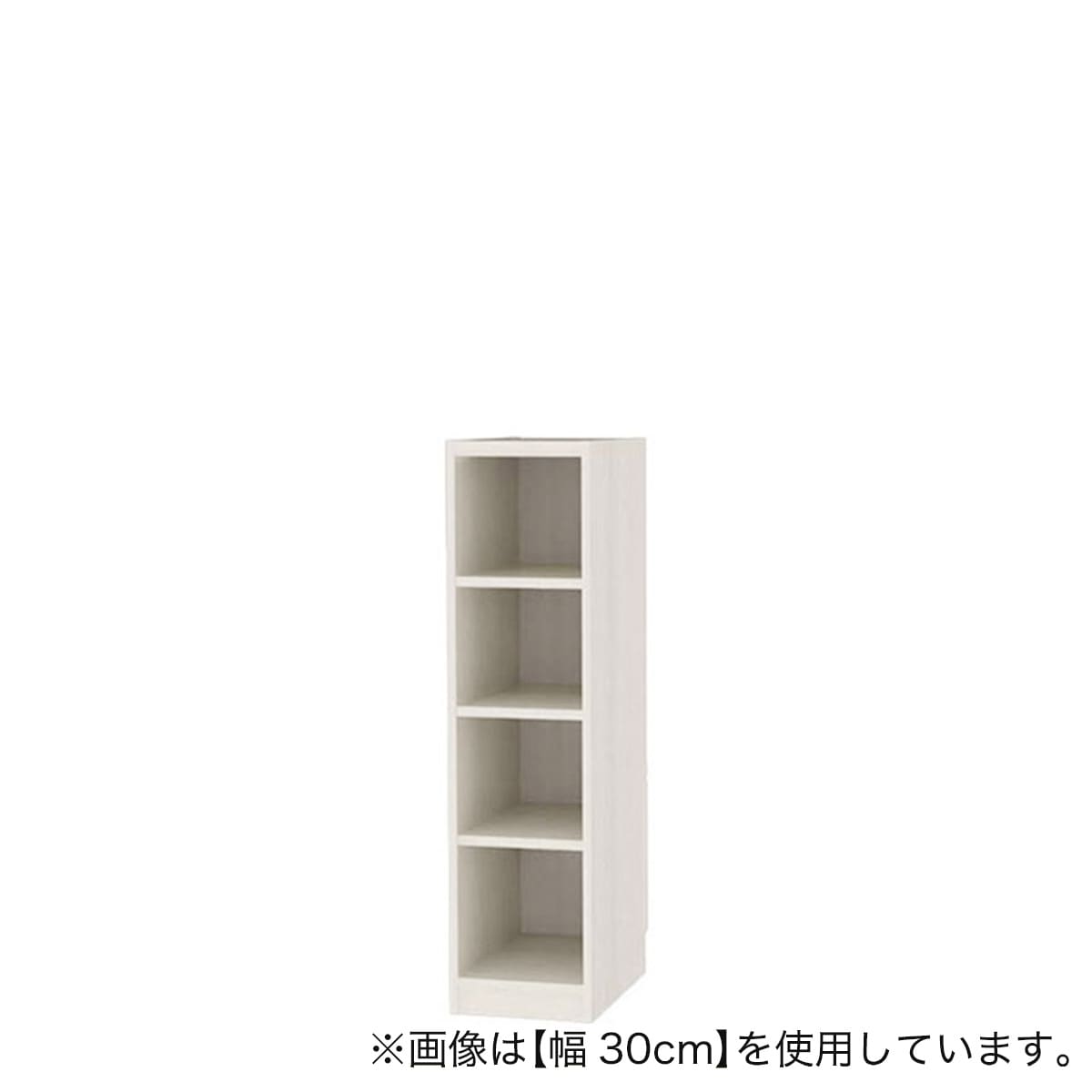 セミオーダーラック強化棚 奥行44cm (幅25×高さ150cm WH) | ニトリ