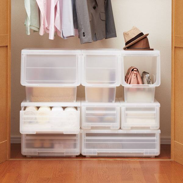 引出し収納 カバゾコ スリム クリアブラウン 通販 ニトリネット 公式 家具 インテリア通販