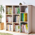 フレンチカントリー調 積み重ねもできるオープンラック (幅90cm WH) 1枚目画像