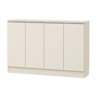 オーダーカウンター下収納 オープンタイプ 扉付き (幅120×奥行29.5×高さ70-89cm)