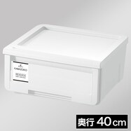 カバコの底にセットできる引出し収納 カバゾコ(ホワイト)