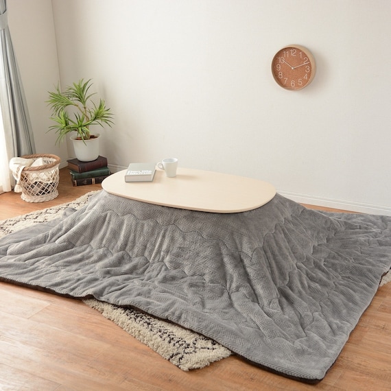 こたつ・こたつ布団セットピケN950(ホワイトウォッシュ/グレー) 1枚目画像