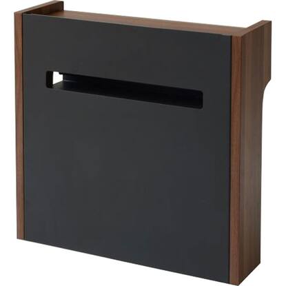 ルーターやモデムも収納できるツートンカラーのコード収納ボックス ハイタイプ 黒 ブラウン Lbk 通販 ニトリネット 公式 家具 インテリア通販