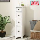 ホワイトシャビースリムチェスト(20 WH) 1枚目画像