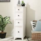 ホワイトシャビースリムチェスト(25 WH) 1枚目画像