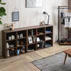 リビングユニット収納シリーズ シェルフ (幅112cm BR) 2枚目画像