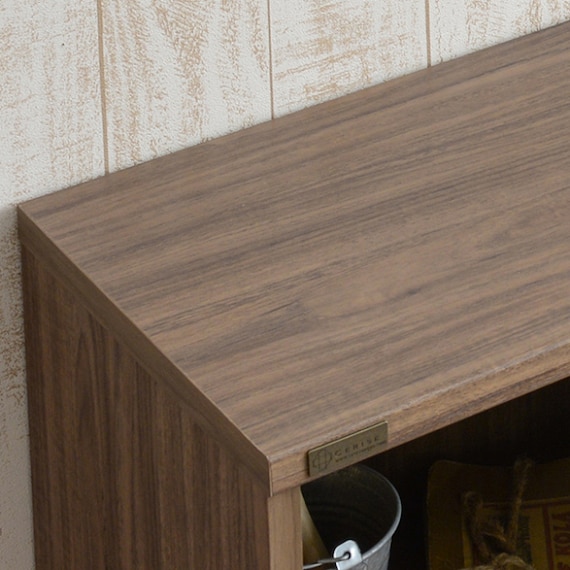 リビングユニット収納シリーズ シェルフ (幅112cm BR) 3枚目画像