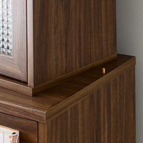 リビングユニット収納シリーズ シェルフ (幅112cm BR) 4枚目画像