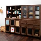 リビングユニット収納シリーズ シェルフ (幅112cm BR) 6枚目画像