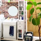 隙間収納 (幅25cm WH) 1枚目画像