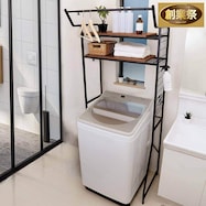 幅調整ができる棚2段タイプ ランドリーラック【期間限定価格:11/28~1/5まで】