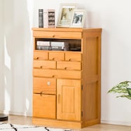 天然木リビングボード 幅48cm