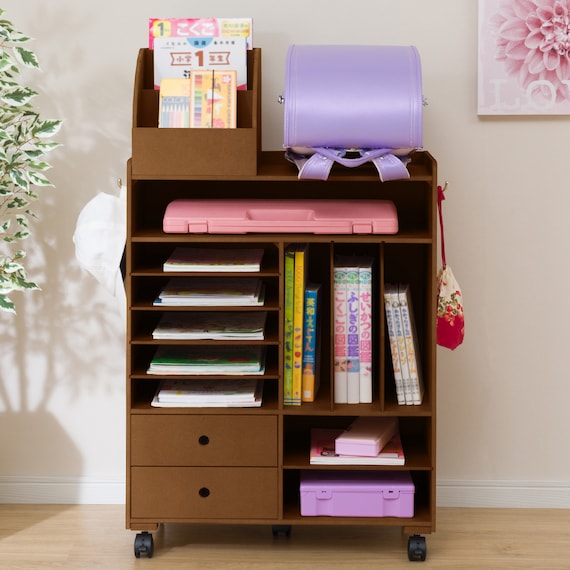 ボックス付きランドセルラック(BR) 2枚目画像