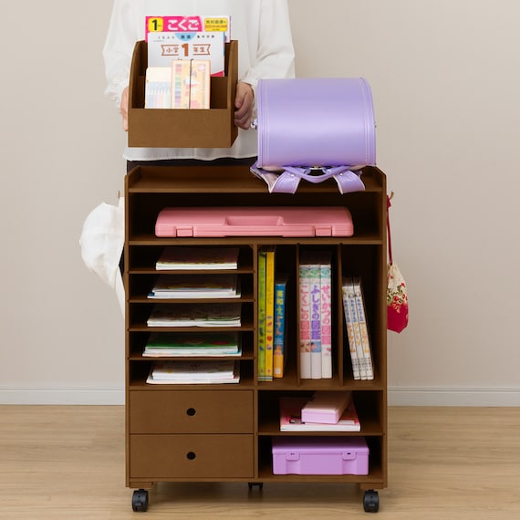 ボックス付きランドセルラック(BR) 3枚目画像