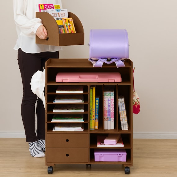 ボックス付きランドセルラック(BR) 4枚目画像