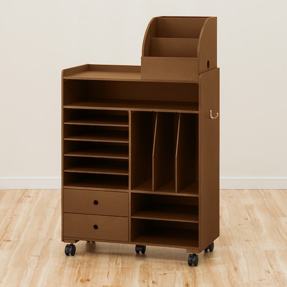 ボックス付きランドセルラック(BR) 5枚目画像