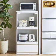 鏡面仕様レンジ台(幅60cm)【期間限定価格:8/8~9/24まで】